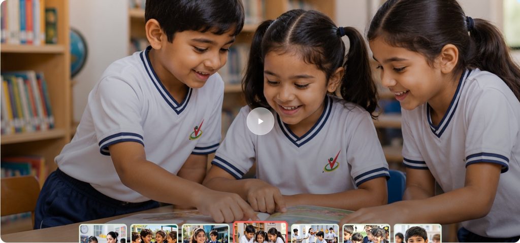 Students learning together in the classroom