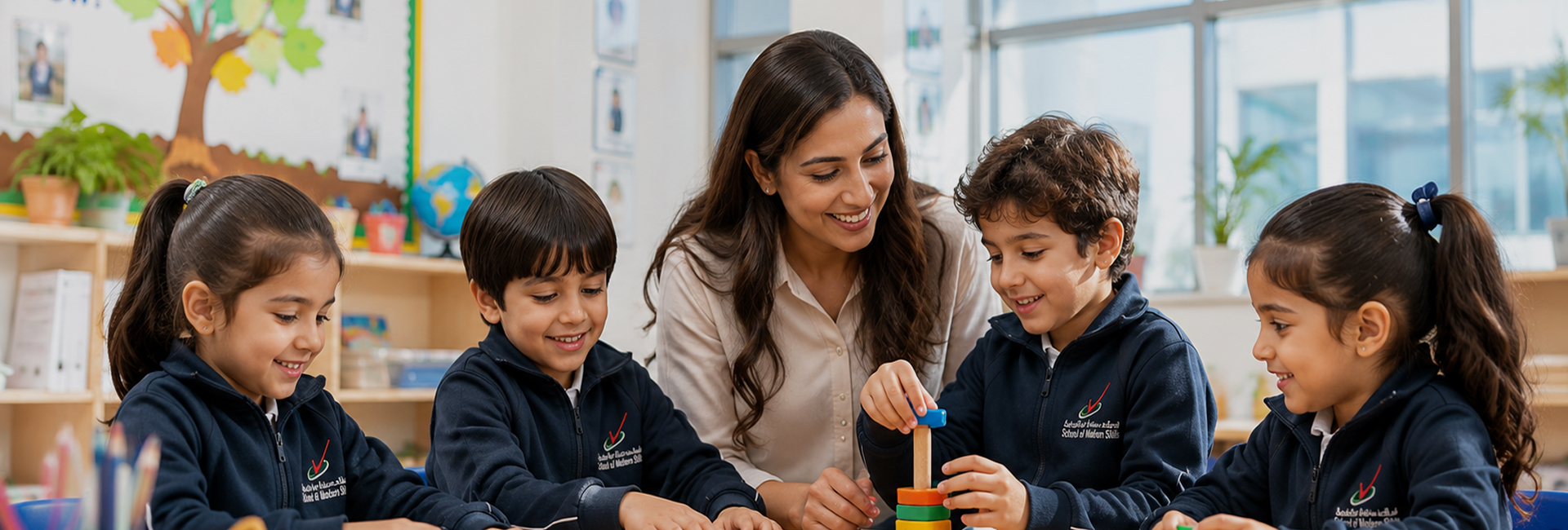 Students celebrating a successful school initiative